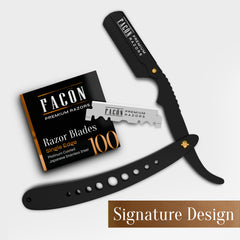 Facón Straight Razors for Men - Professional Barber Straight Edge Razo ...