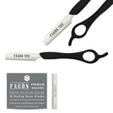 Facón Professional Hair Styling Thinning Texturizing Cutting Feather Razor + 10 Replacement Blades (The Stylist)