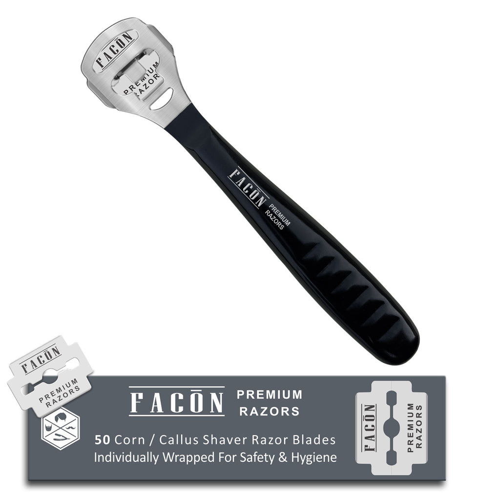 50 Blades + Facón Professional Pedicure Callus Shaver Remover - Premiu ...
