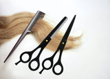 Facón Professional Razor Edge Hair Cutting/Thinning Scissors Set - Japanese Stainless Steel - 6.5" Length - Fine Adjustment Tension Screw - Salon Quality Premium Shears (The Bravo)