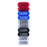 Facón Hair Holder Grips 5 Color Bundle Pack 10 Pcs for Men and Women - Premium Salon and Barber Quality - Hair Clips for Cutting and Styling - No Slip Hair Grips (Black/Red/Blue/Grey/White)