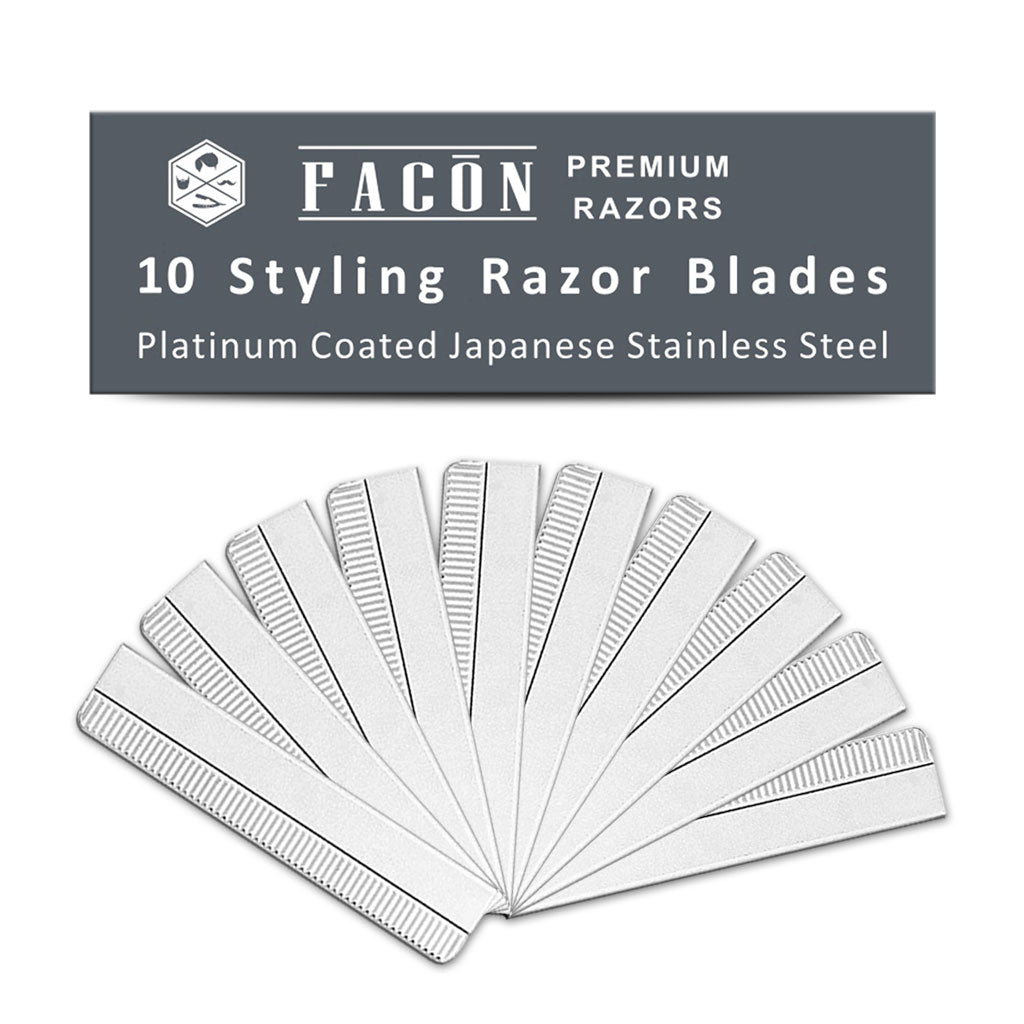 Facón Professional Hair Razor Comb Cutting Styling Thinning Texturizin ...